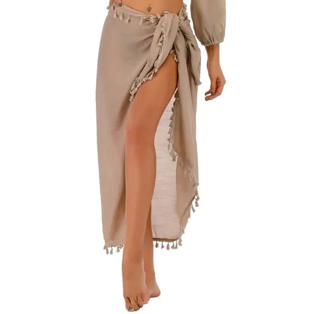 Women Long Beach Cover Up