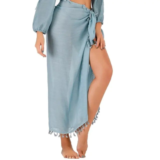 Women Long Beach Cover Up