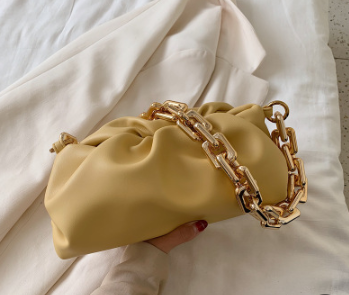 Soft Leather Cloud Bag: Women's Single Shoulder Purse