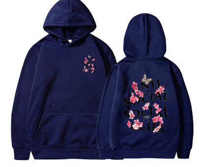 Women's Floral Print Hoodies