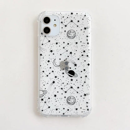 Clear Cosmos Phone Case