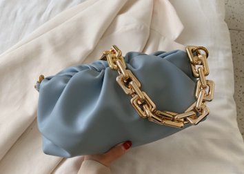 Soft Leather Cloud Bag: Women's Single Shoulder Purse