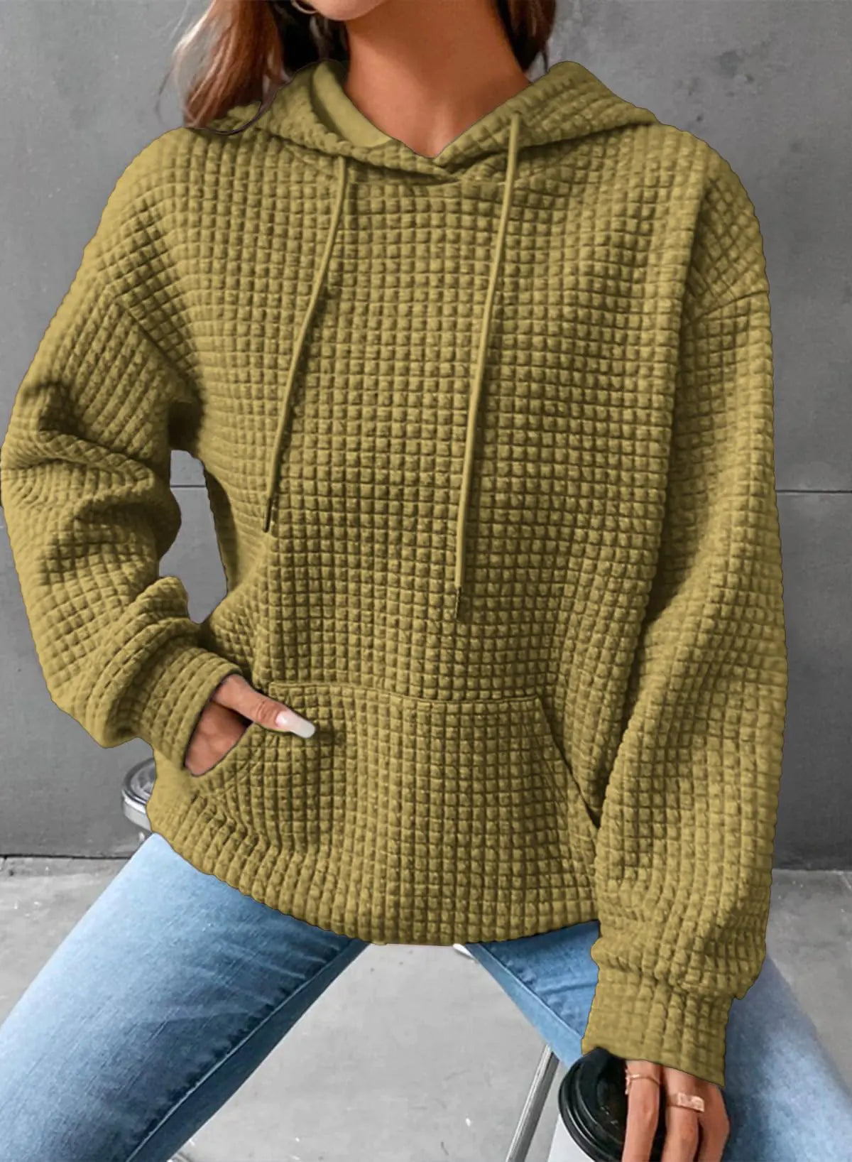 Women Hoodie Drawstring Pullover