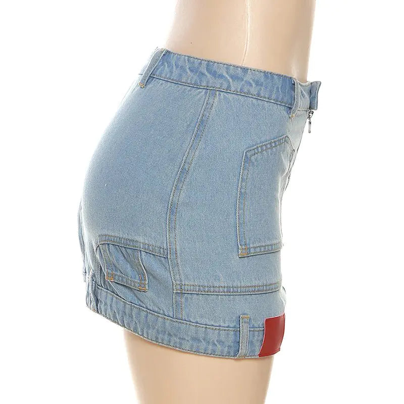 Denim Mini Skirt