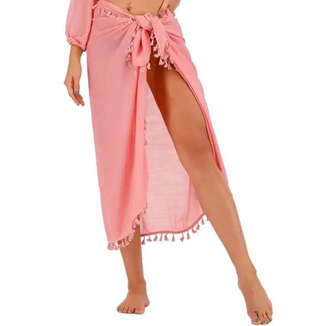 Women Long Beach Cover Up