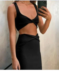 Avalon Crop Top And Skirt Set