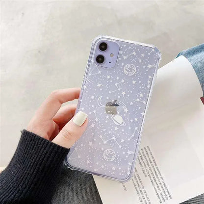 Clear Cosmos Phone Case